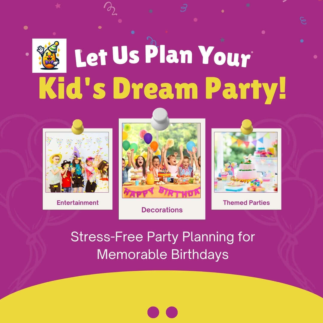 Birthday party planning for kids